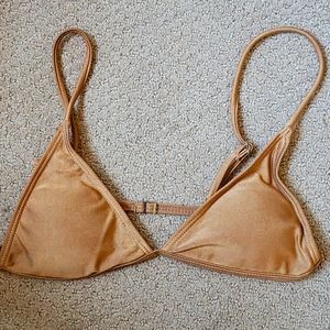 Gold Bikini Top